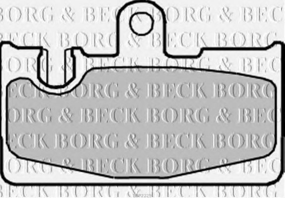 BBP2229 BORG+%26+BECK Brake Pad Set, disc brake