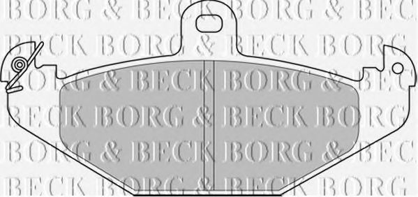 BBP2234 BORG+%26+BECK Brake Pad Set, disc brake