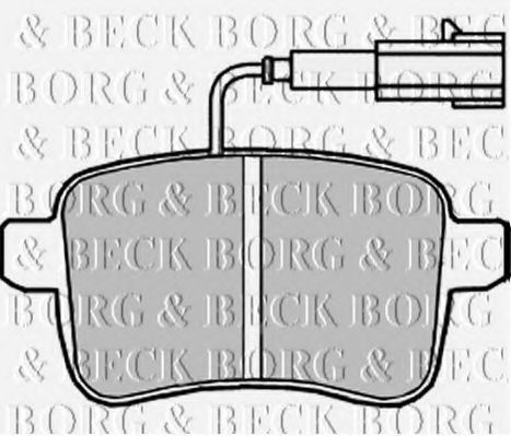 BBP2240 BORG+%26+BECK Brake Pad Set, disc brake