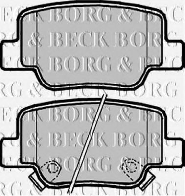 BBP2241 BORG+%26+BECK Brake Pad Set, disc brake