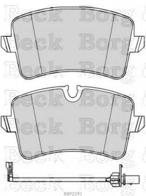 BBP2291 BORG+%26+BECK Brake Pad Set, disc brake