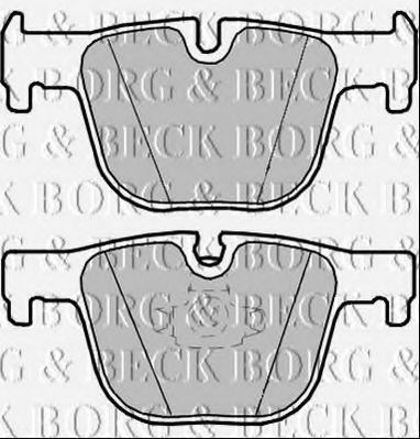 BBP2347 BORG & BECK Brake Pad Set, disc brake