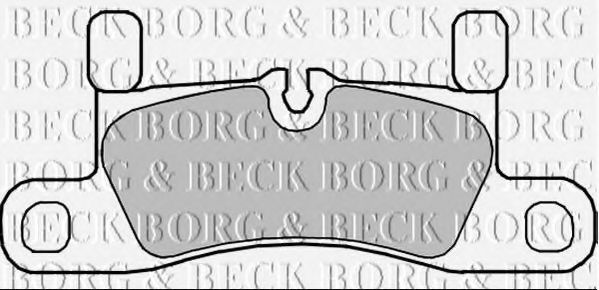 BBP2350 BORG+%26+BECK Brake Pad Set, disc brake