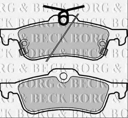 BBP2361 BORG+%26+BECK Brake Pad Set, disc brake