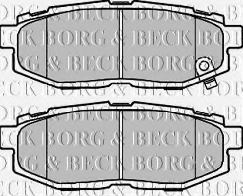 BBP2372 BORG+%26+BECK Brake Pad Set, disc brake