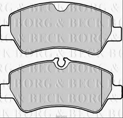 BBP2409 BORG+%26+BECK Brake Pad Set, disc brake