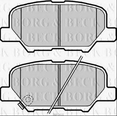 BBP2410 BORG+%26+BECK Brake System Brake Pad Set, disc brake