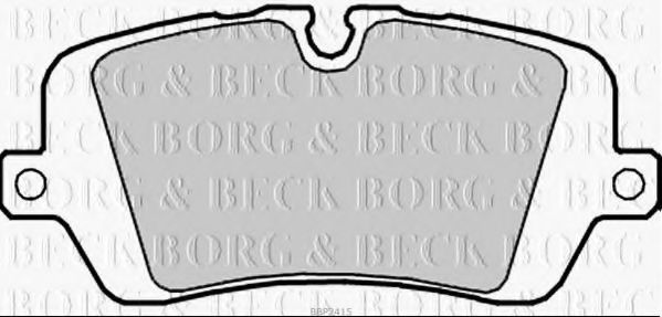 BBP2415 BORG+%26+BECK Bremsbelagsatz, Scheibenbremse