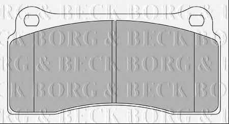BBP2437 BORG+%26+BECK Brake Pad Set, disc brake