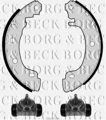 BBS1052K BORG+%26+BECK Brake Shoe Set