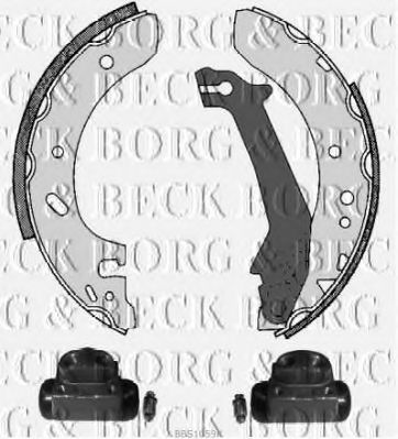 BBS1059K BORG+%26+BECK Brake System Brake Shoe Set