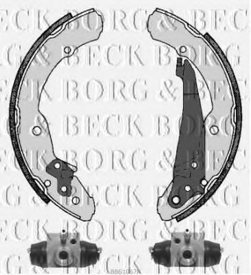 BBS1067K BORG+%26+BECK Brake System Brake Shoe Set