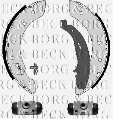 BBS1076K BORG+%26+BECK Brake System Brake Shoe Set