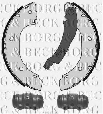 BBS1112K BORG+%26+BECK Brake System Brake Shoe Set