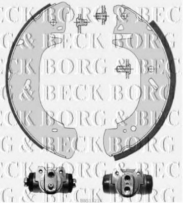 BBS1121K BORG+%26+BECK Brake System Brake Shoe Set