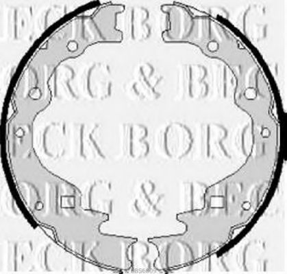 BBS6009 BORG+%26+BECK Bremsbackensatz