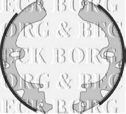 BBS6146 BORG & BECK Brake Shoe Set