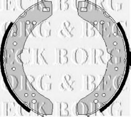BBS6150 BORG+%26+BECK Brake System Brake Shoe Set