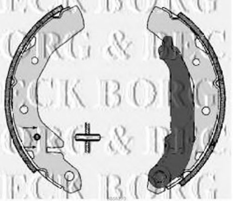 BBS6270 BORG+%26+BECK Brake System Brake Shoe Set
