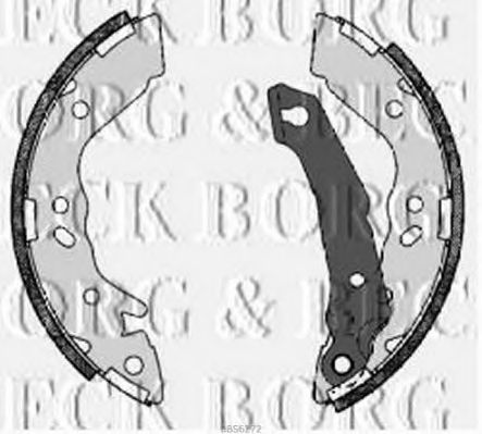 BBS6272 BORG & BECK Brake Shoe Set