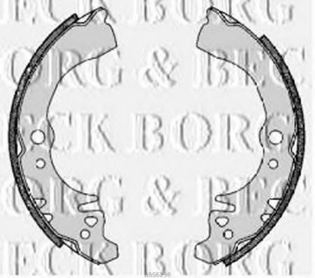 BBS6298 BORG+%26+BECK Brake Shoe Set