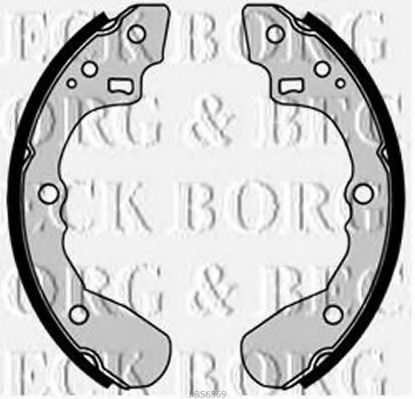 BBS6369 BORG+%26+BECK Brake System Brake Shoe Set