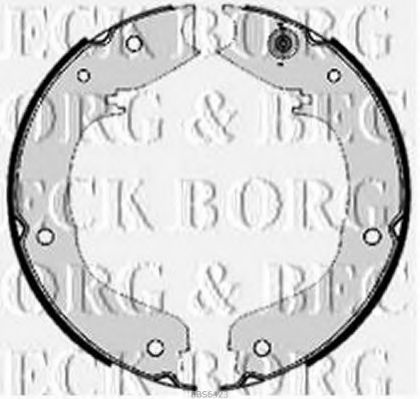 BBS6423 BORG+%26+BECK Brake Shoe Set