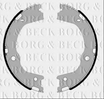 BBS6466 BORG+%26+BECK Bremsbackensatz