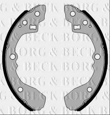 BBS6470 BORG+%26+BECK Brake Shoe Set