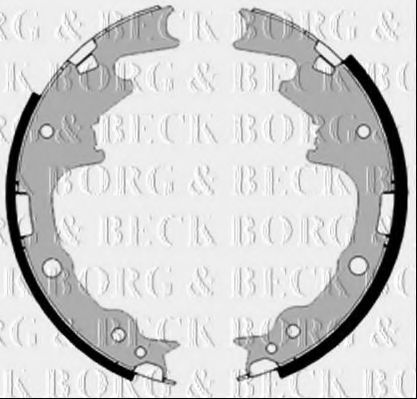 BBS6472 BORG+%26+BECK Brake Shoe Set