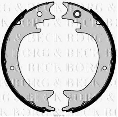 BBS6476 BORG+%26+BECK Brake System Brake Shoe Set