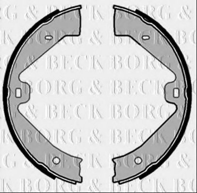 BBS6482 BORG+%26+BECK Brake Shoe Set