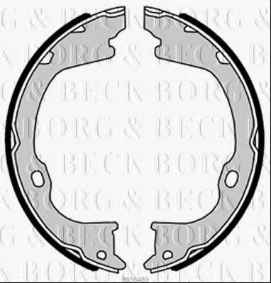 BBS6489 BORG+%26+BECK Brake System Brake Shoe Set
