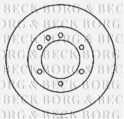 BBD4199 BORG+%26+BECK Brake Disc