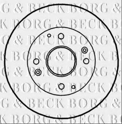 BBD4350 BORG+%26+BECK Brake System Brake Disc