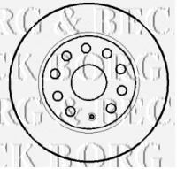 BBD4384 BORG+%26+BECK Brake System Brake Disc