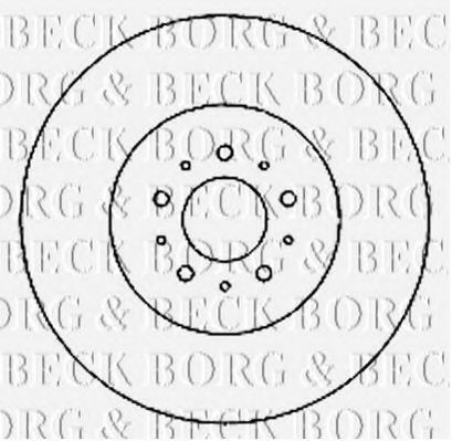 BBD4680 BORG+%26+BECK Brake Disc