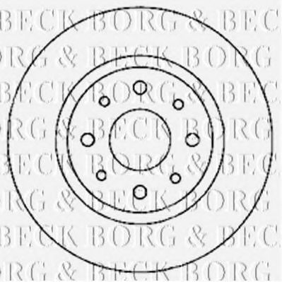 BBD4761 BORG+%26+BECK Brake Disc