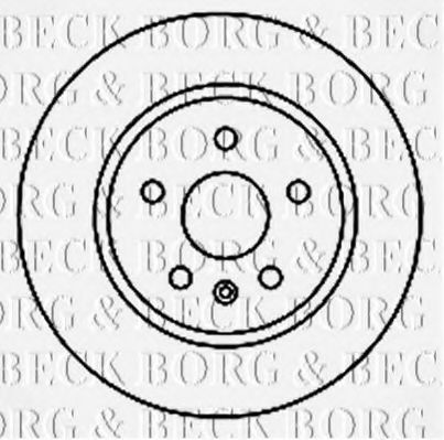 BBD4766 BORG+%26+BECK Brake Disc