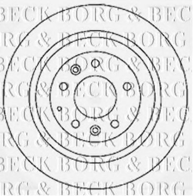 BBD4773 BORG+%26+BECK Brake System Brake Disc