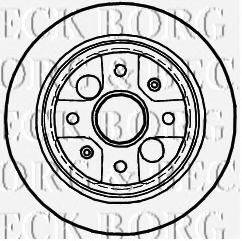 BBD4988 BORG+%26+BECK Brake System Brake Disc