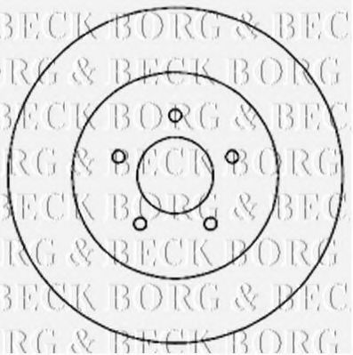 BBD5146 BORG+%26+BECK Brake Disc