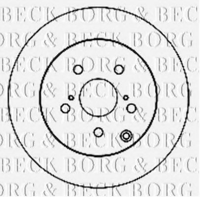 BBD5159 BORG+%26+BECK Brake System Brake Disc