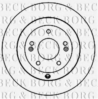 BBD5160 BORG+%26+BECK Brake Disc
