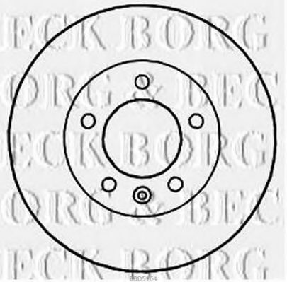 BBD5164 BORG+%26+BECK Brake Disc
