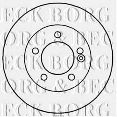 BBD5165 BORG+%26+BECK Brake Disc