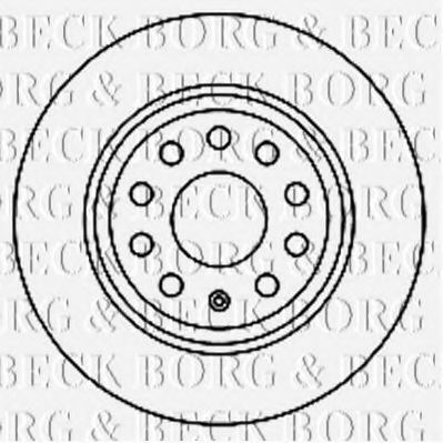 BBD5167 BORG+%26+BECK Brake Disc