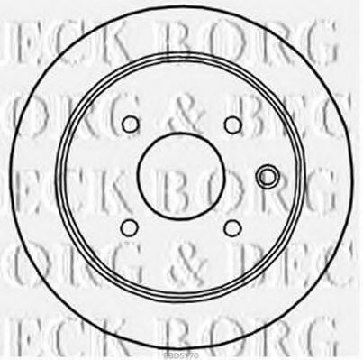 BBD5170 BORG+%26+BECK Тормозная система Тормозной диск