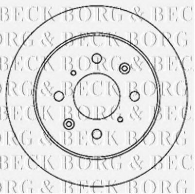 BBD5172 BORG+%26+BECK Brake Disc