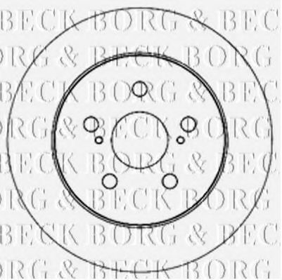 BBD5173 BORG+%26+BECK Brake Disc